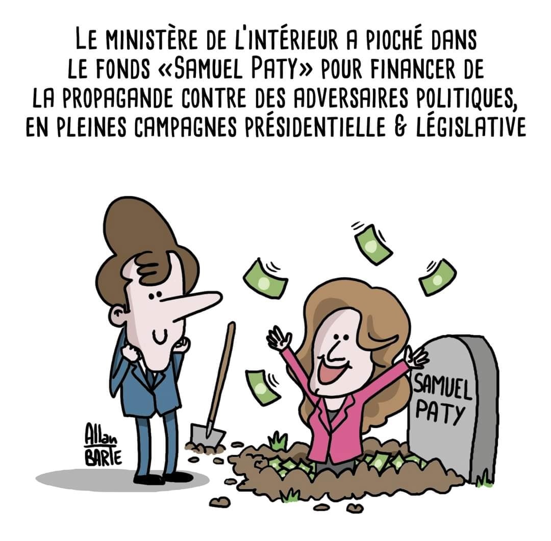 DubreuilhMarcel's tweet photo. Voilà à quoi aura servi la mort de Samuel Paty : financer les amis de Marlène Schiappa et faire de la propagande pour Macron.

https://t.co/CRo6cxYLpp https://t.co/0zhDOgbllL