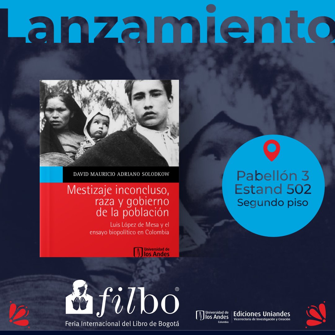 Ed_Uniandes's tweet photo. 📍No olvides fijar en tu calendario la #filbo2023 del 18 de abril al 2 de mayo.
🤩¡Lanzamientos, novedades, descuentos y regalos! en el Pabellón 3, estand 502, segundo piso.
¡Ya casi nos vemos!
.
.
#LibrosRecomendados #edicionesuniandes #lanzamientos https://t.co/bpttAckVB3