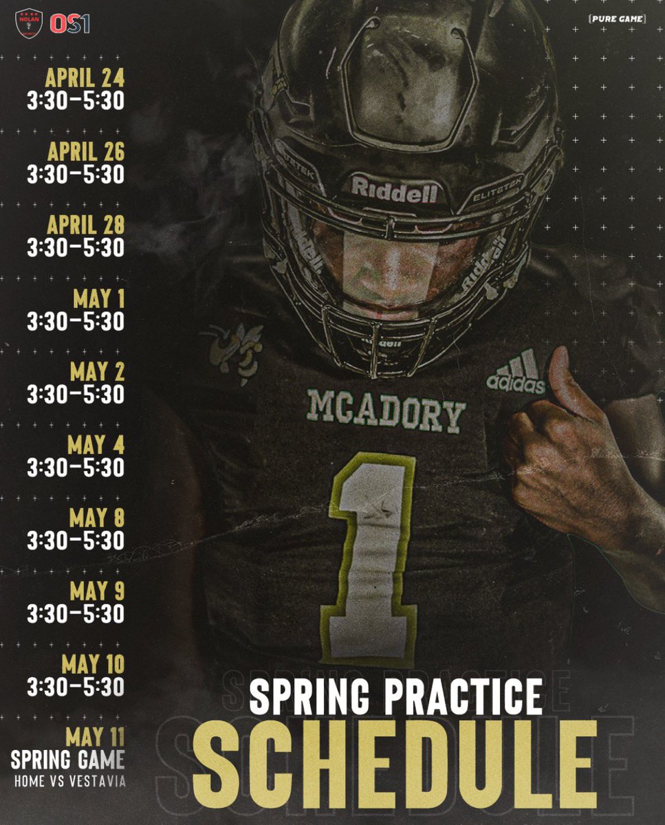 McAdoryRecruit's tweet photo. April 24 = GO TIME🐝

Coaches, come see us . https://t.co/ot6jnIUbVG
