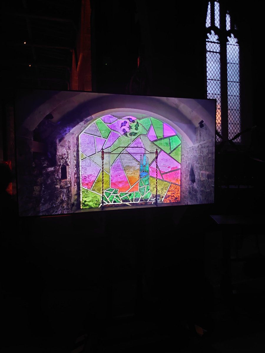 Last chance tonight to see the amazing art trail 'Light at the End of the Tunnel' at Newcastle Cathedral. Beautiful, immersive and uplifting.