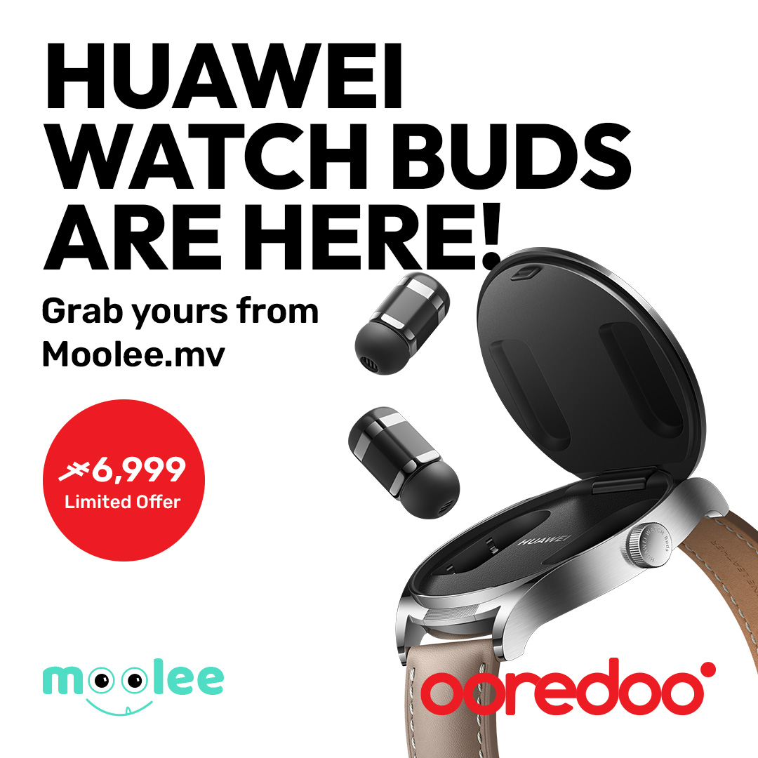 OoredooMaldives's tweet photo. Experience seamless connectivity and crystal-clear sound with the Huawei Watch Buds.

Get yours today and take your listening experience to the next level! 🎧🌟

Available now 👉 https://t.co/bcU4AfcovY https://t.co/aBGQ1xT8ss
