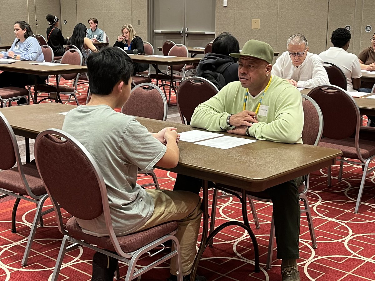 AchieveTC's tweet photo. The annual @stepupmpls mock interviews are underway this week, with real-life job interview experiences for 700+ Mpls youth in preparation for summer internships. Thanks to 200 dedicated volunteers for providing feedback and encouragement on interview and presentation skills! https://t.co/ksX0L9dQqu