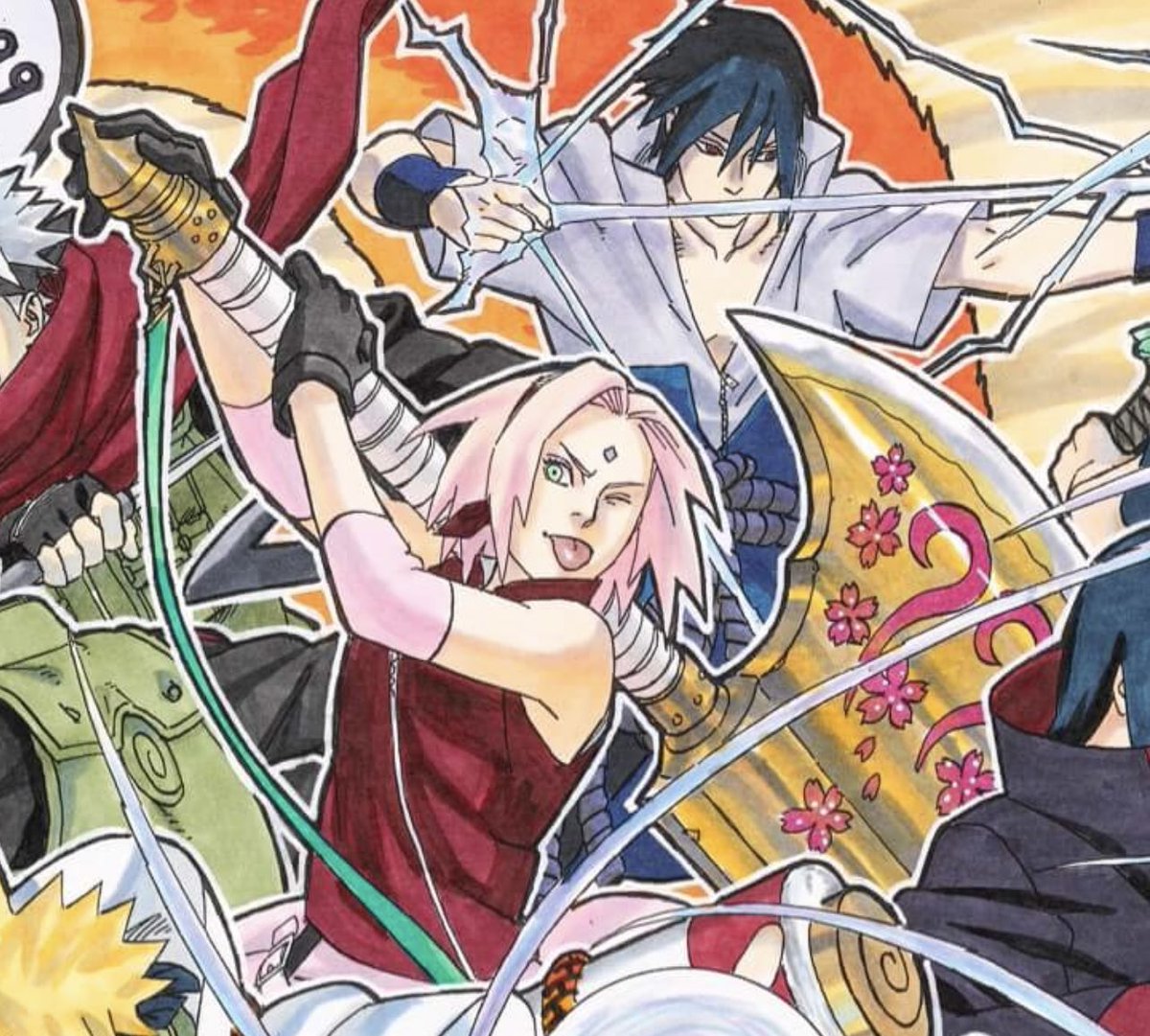 yurisasusaku's tweet photo. SAKURA WITH AN AXE SAKURA WITH AN AXE KISHIMOTO DREW SAKURA WITH A GIANT CHERRY BLOSSOM AXE!!!!! #NARUTOP99 https://t.co/zvJiKon1zU