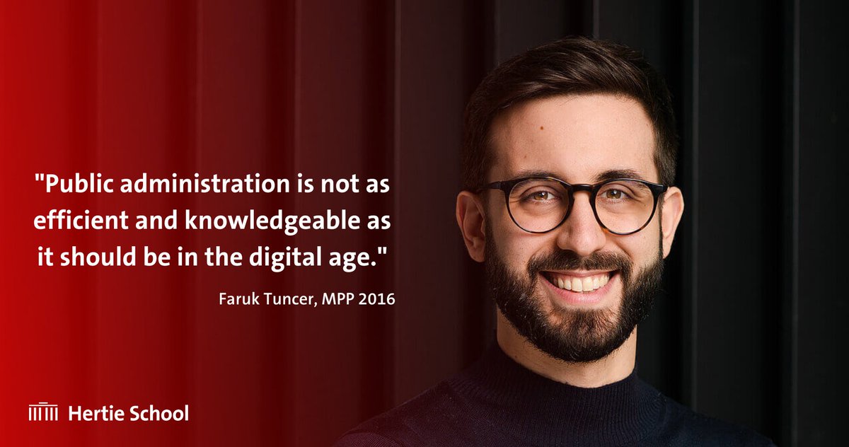 Meet <a href="/FarukTncr/">Faruk Tuncer</a> - Hertie School alum and data entrepreneur! After completing his Master in Public Policy at the Hertie School, he went on to found the GovTech company <a href="/Polyteia/">Polyteia</a> to bring public administration into the digital age.