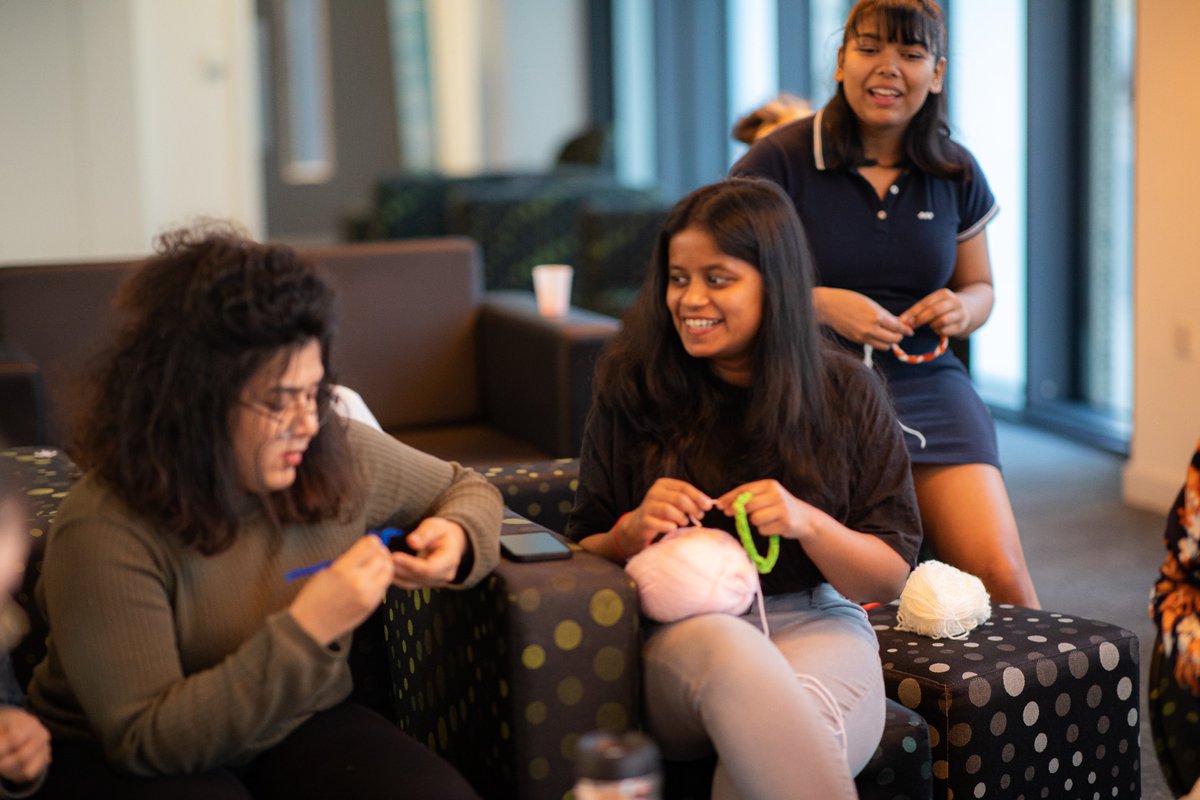 covuniaccomm's tweet photo. The dream catcher is an enduring symbol, which is meant to protect sleepers from bad dreams by “catching” them, while letting good dreams pass through 😍Our residents recently had a go at making their own! #reslifebestlife #coventryuniversity #futurelets #Students https://t.co/uWNho8KTii