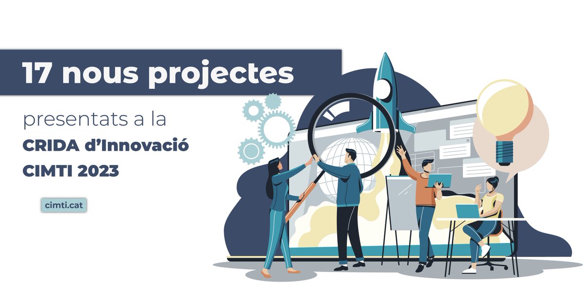 CIMTI_cat's tweet photo. 🔝ÈXIT DE LA #CRIDACIMTI d’INNOVACIÓ 2023
Disset projectes opten a accedir al nostre #ProgramaImpacte. Ara comença l'anàlisi de la comunitat avaluadora i es triaran cinc. Gaudiran del suport dels nostres experts.
Si vols saber quins són, segueix-nos!
https://t.co/D4NBLUOfvM https://t.co/B5HVQDtINZ