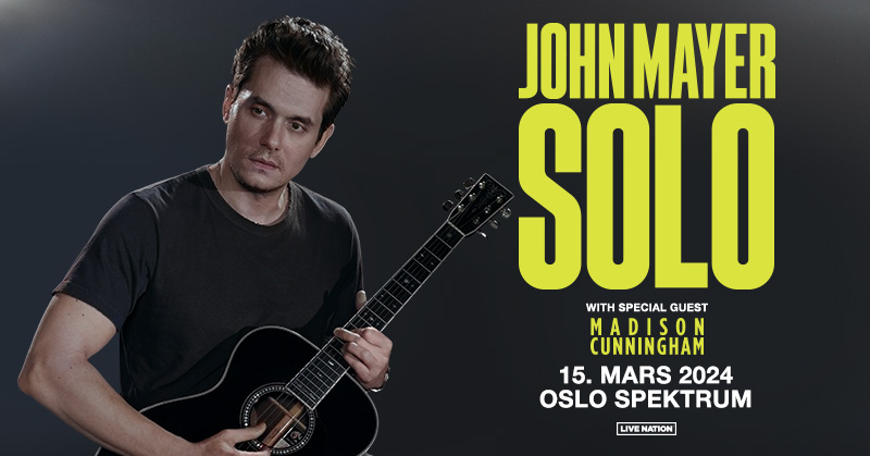 NYHET: @johnmayer til Oslo🤩 Mer info her: livenation.no/show/1418146/j…
