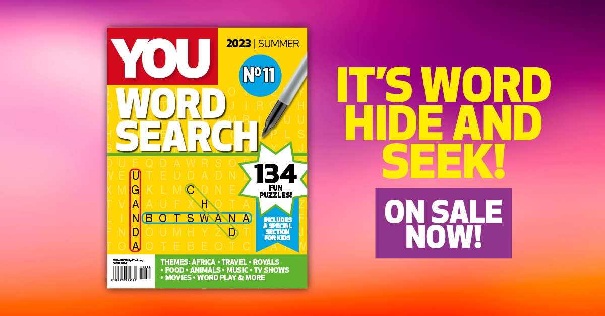 YouMagazine's tweet photo. With fun themes and 134 puzzles, the latest #YOUWordSearch is all you need to keep you entertained.
https://t.co/THaUEmkA73 https://t.co/thiBPlBtZr