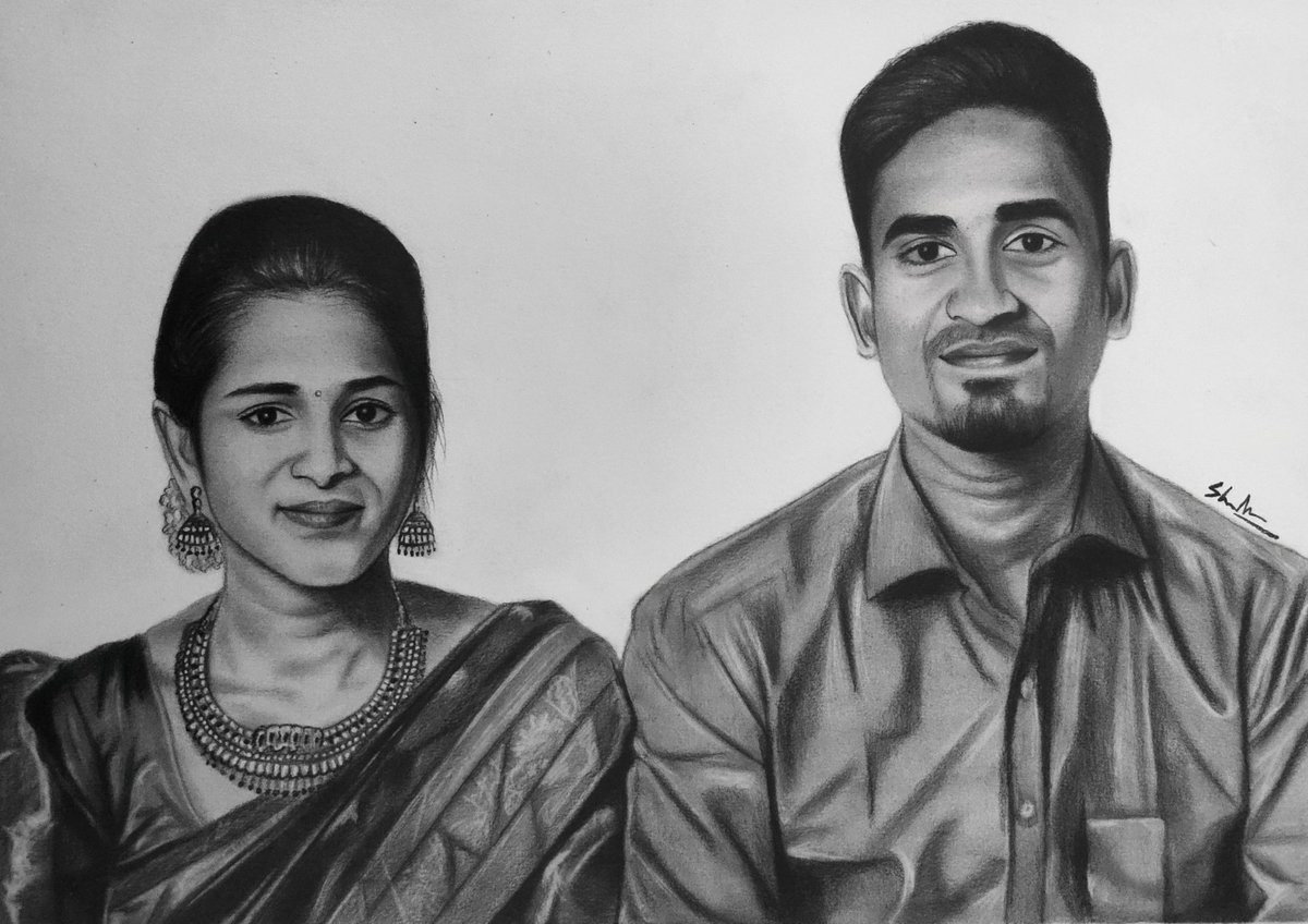 Customized sketch 💝

@plumbago_art_ 

#artworld #artpencils #plumbagoart #pencils #sketches #sketchaday #artists #artistcommunity #artnature #artfeature #artsharing #artlove #couples #drawing #marriagelife #marriage #love #graphiteartist #lovingportraits