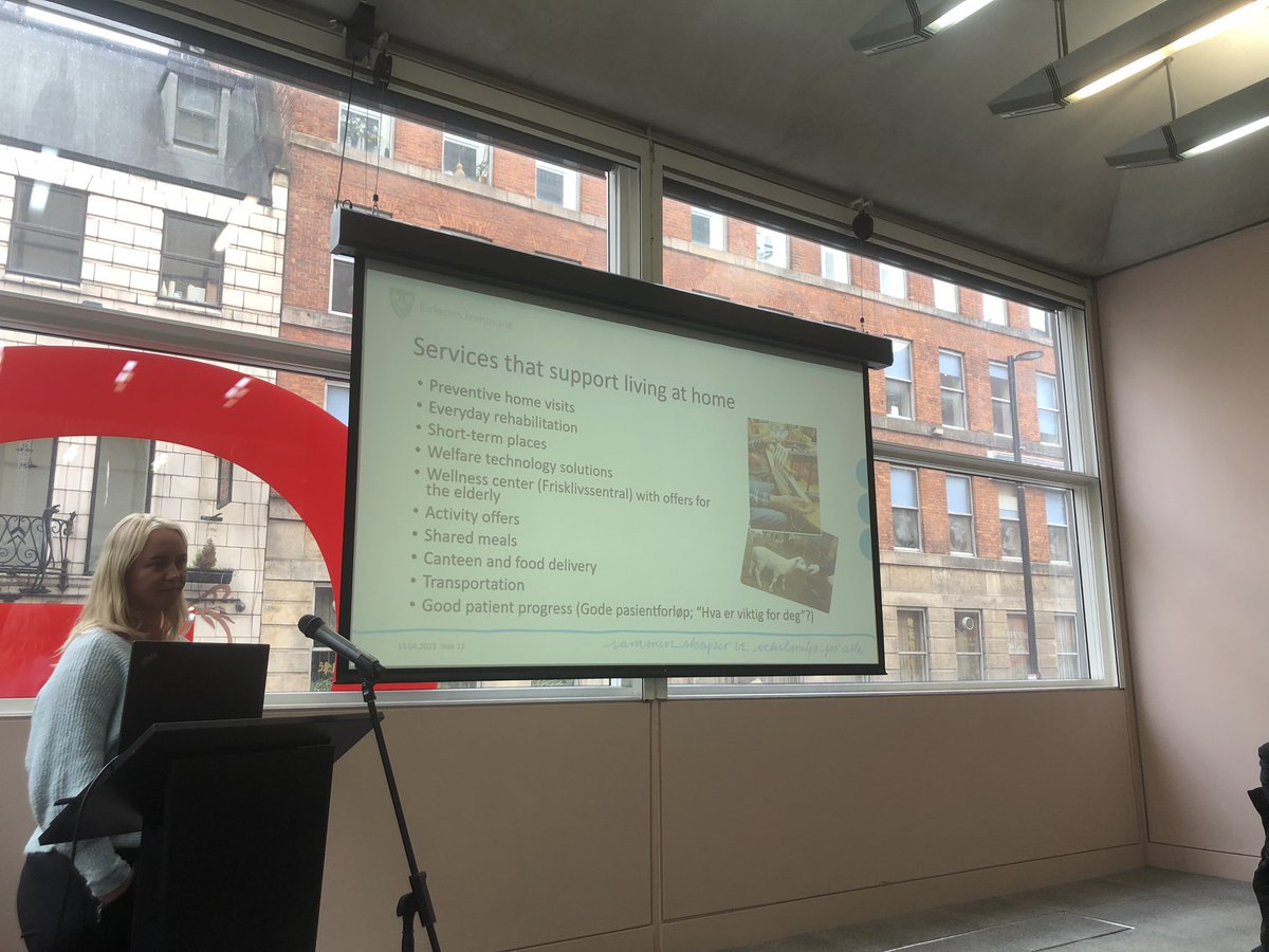 MCC_AFMTeam's tweet photo. Interesting to hear from #Birkenes (not Birkenstock) a small city in #Adger Norway 🇳🇴 about practical challenges & opportunities #AgeFriendly #AgeInPlace very similar experiences with #Manchester neighbourhoods & communities @GMAgeingHub @www_ks_no https://t.co/WRFD1GwfHV