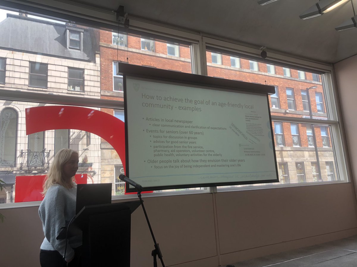 MCC_AFMTeam's tweet photo. Interesting to hear from #Birkenes (not Birkenstock) a small city in #Adger Norway 🇳🇴 about practical challenges & opportunities #AgeFriendly #AgeInPlace very similar experiences with #Manchester neighbourhoods & communities @GMAgeingHub @www_ks_no https://t.co/WRFD1GwfHV