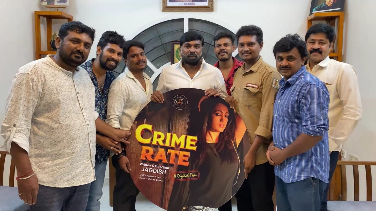 Best wishes #Crimerate Short film Cast & Crew Released now on @SuperGoodFilms_ youtube channel. written & Directed by @Jagadeesh220193 youtu.be/qDB-Fr56PFU @MageshkDev @CharlesDhana DI @gurumurthi1993 @GirijaHari1411 @romeodeva3 @pravinsait @AntoPrathis @AbuDazler000