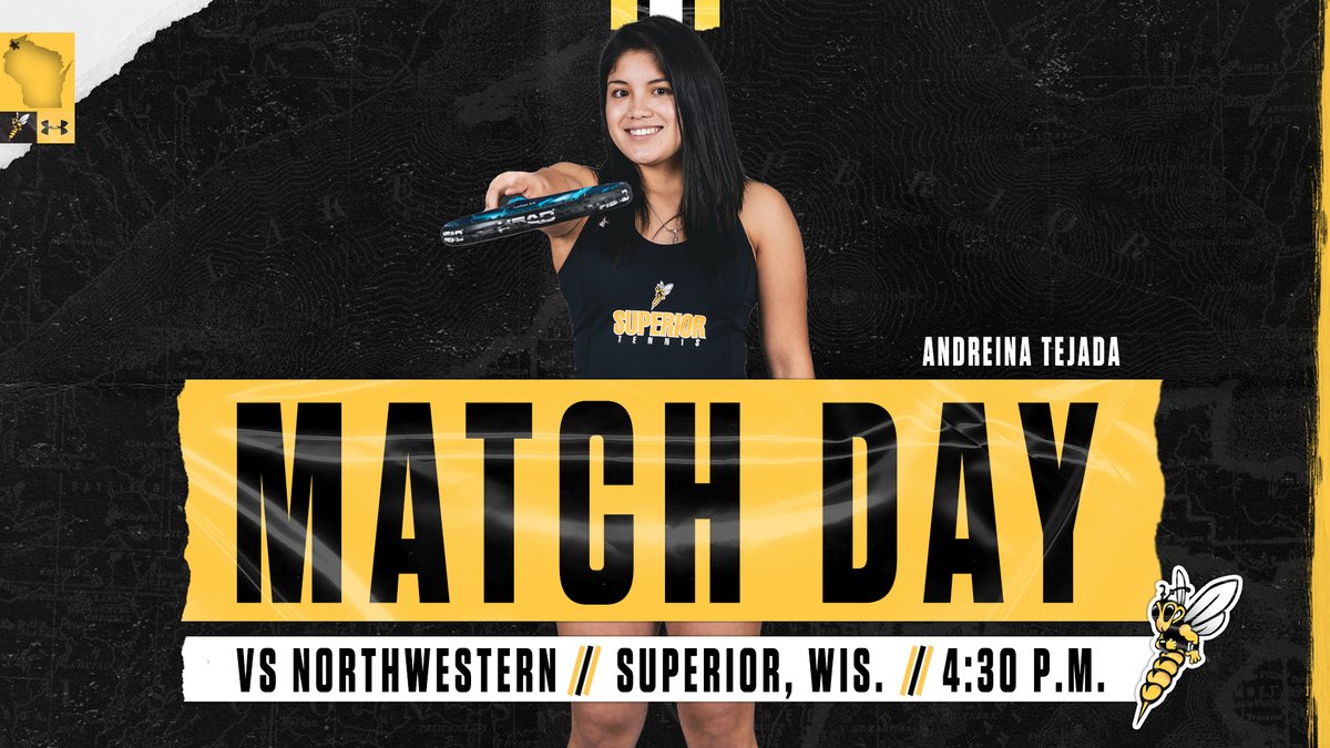 UWSTennis's tweet photo. 🎾 MATCH DAY 🎾
🆚 Northwestern
🕖 1 / 4:30 p.m.
📍 Superior, Wis. - Yellowjackets Outdoor Tennis Complex
📈 https://t.co/Y3vhiKVUL6

#WeAreSuperior https://t.co/gwmHNFGsN9