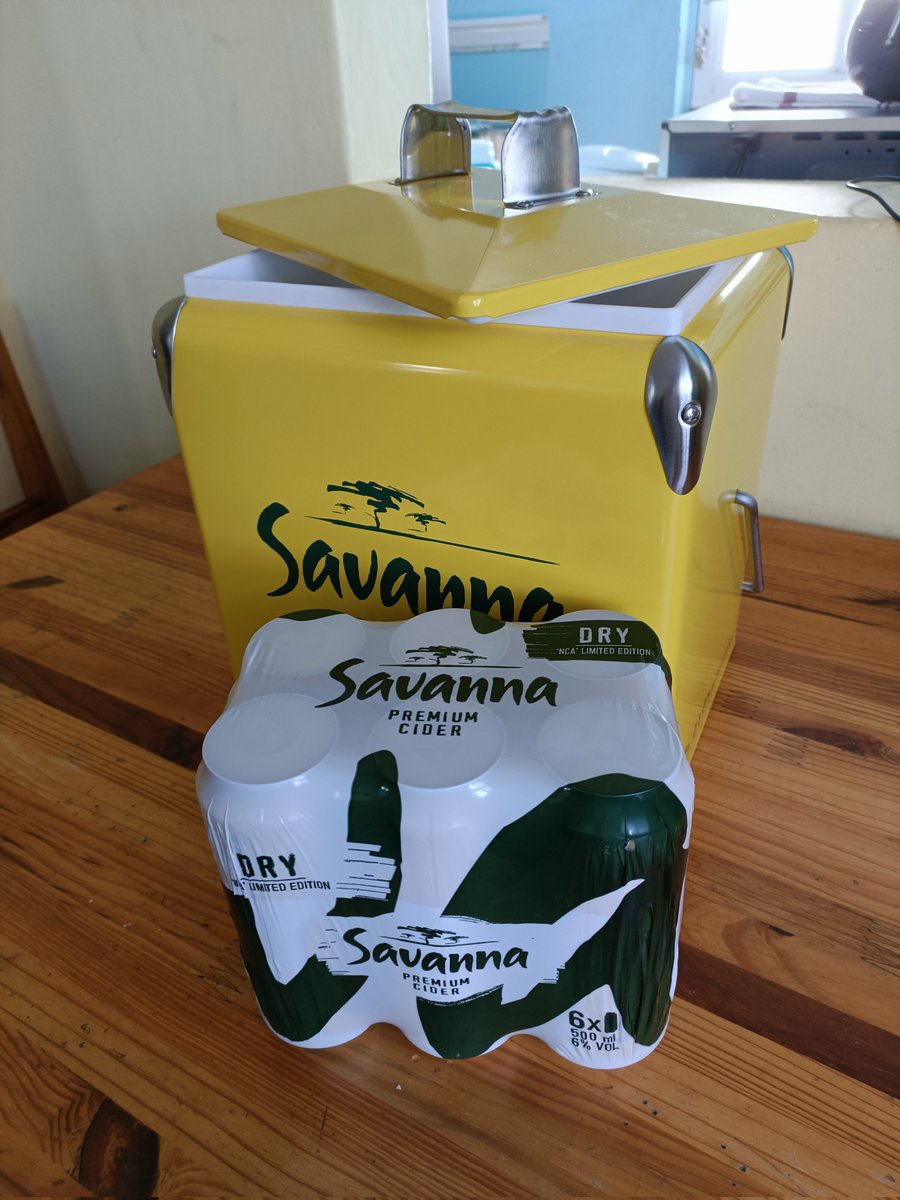 itsTyronePrins's tweet photo. My prize arrived today. Thank you @SavannaCider ๐๐คฉ๐คฉ๐คฉ๐คฉ #NcaTimesCalling #NcaThirstdays https://t.co/3P5326hXL3