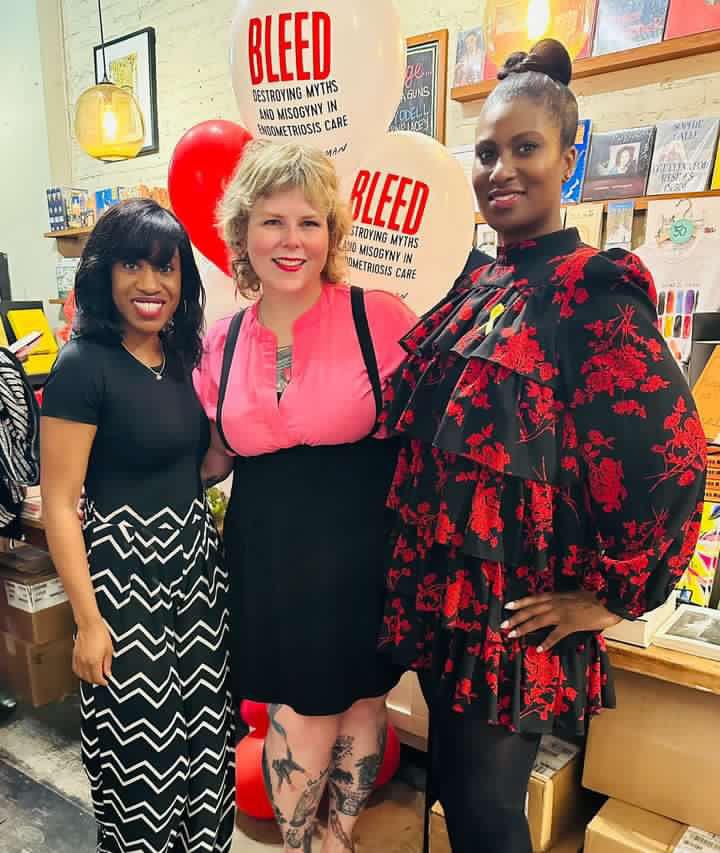 endoevents's tweet photo. Last night #Toronto showed up!  What a great opportunity to meet and hear from @traceylindeman about her book BLEED: Destroying Myths and Misogyny in #Endometriosis Care. Thank you to @lizrenzetti for moderating. “When the system fails…burn it down”. @ecwpress @typebooks https://t.co/eIBdDzkwqK