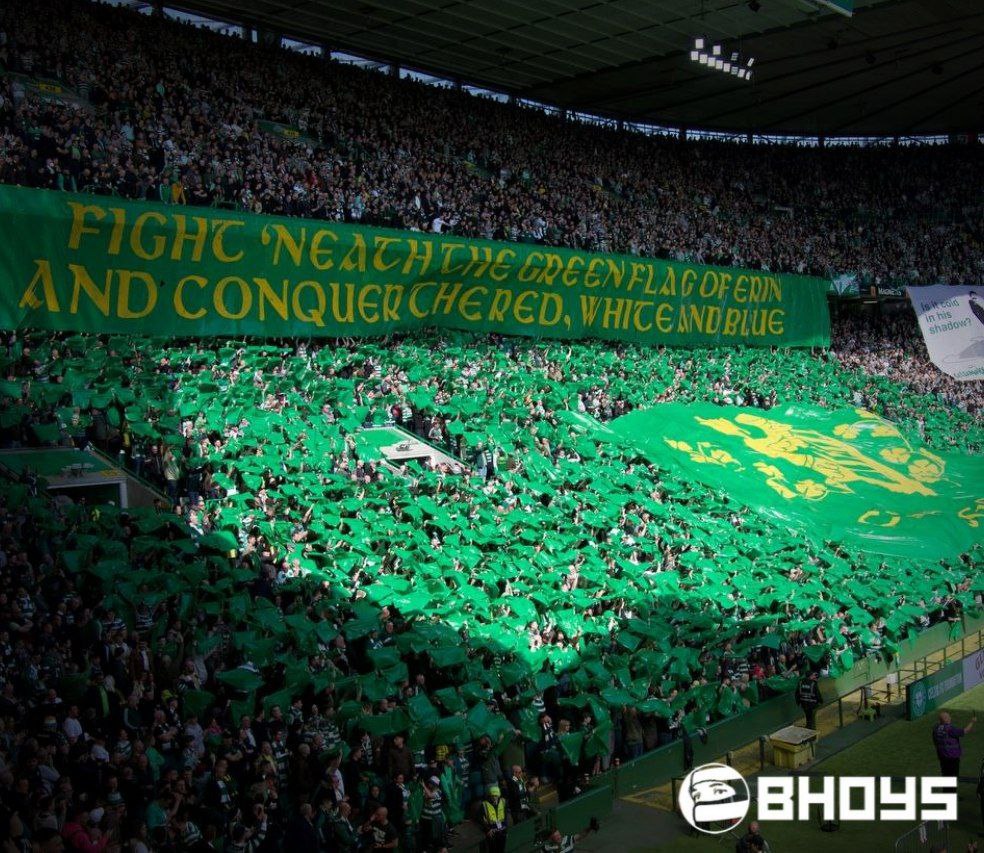 Bhoys Celtic showing how The Celtic End should be looking.

To support The Celtic End campaign, keep an eye out for the upcoming fan census being launched by the Club and use this to demonstrate the demand for a united, goal-end standing section which will transform Celtic Park.