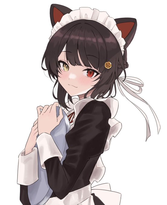 #いぬいらすと メイドさんかわいい 