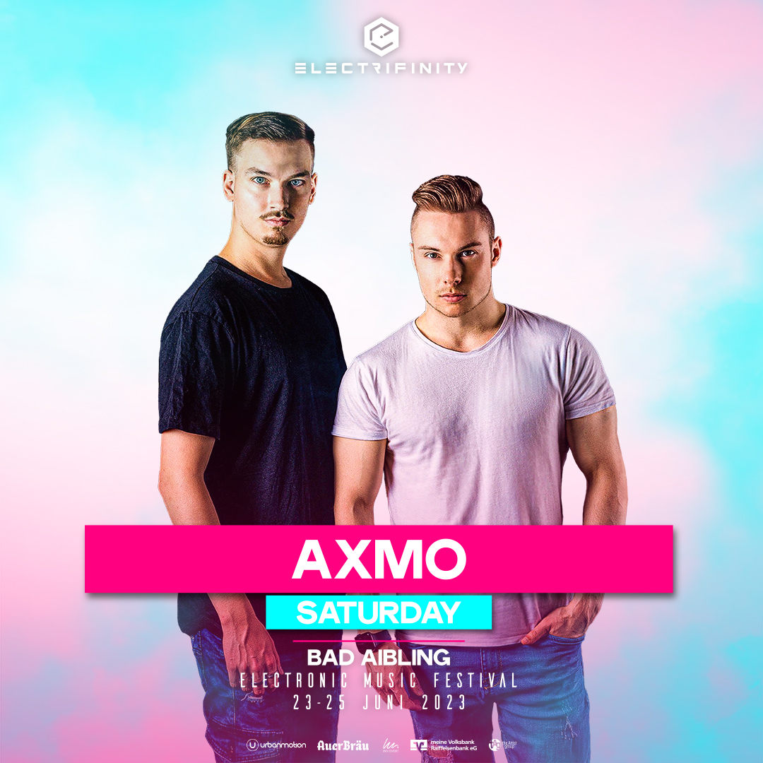 electrifinity's tweet photo. Get ready for @axmomusic 🔥 We are super excited to welcome them to our Mainstage on Saturday! 💖

📅 23. - 25. Juni 2023
📍 US Kaserne, 83043 Bad Aibling
🎛 30+ DJs auf 2 Stages
🎫 https://t.co/kdB6o0qlfd

#electrifinity #eff
🔜 #electrifinity2023 | https://t.co/HFX5TXCj12 https://t.co/uM5mk0G6DZ