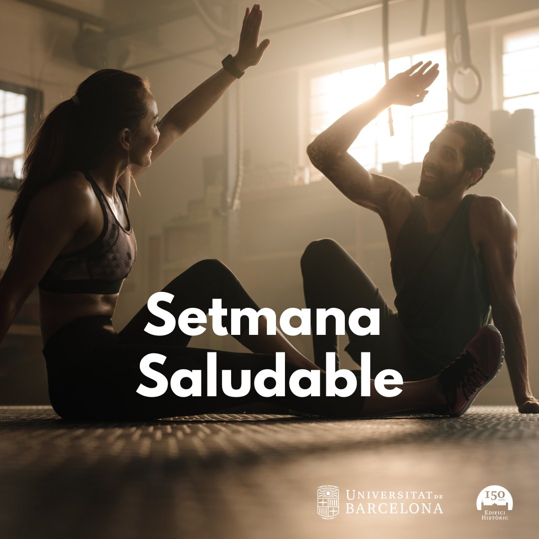 UniBarcelona's tweet photo. #UniBarcelona |🍏❤️ Saps que la setmana vinent arriba la #SetmanaSaludable a la UB?
Participa en les diferents activitats que ha organitzat @EsportsUB i cuida de la teva salut i benestar emocional! Hi ha propostes per a tots els gustos!
✅ 18 d’abril, 12:00, Aula Magna de l’Edifici Històric i en línia. Xerrada «Les ulleres de la felicitat: aprendre intel·ligència emocional», a càrrec del psicòleg Rafael Santandreu (@Rsantandreuofc)
✅ 18 d’abril, 15:30, Campus Mundet. Sortida de marxa nòrdica
✅ 19 d’abril, 18:00, #EsportsUB. Sessió de zumba i body pump
✅ 21 d’abril, 15:30, #EsportsUB. Torneig de pàdel
🏃🏽🤸 No t’ho pensis més i activa’t!
Inscripcions 👉 https://t.co/ueuOXJP1rz