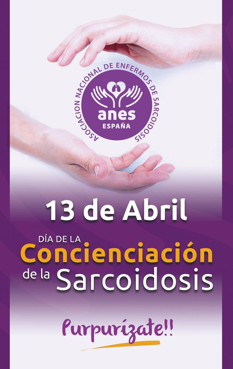 wata_s's tweet photo. @AndreaVilallong Estimada Andrea, hoy es el día de la Concientización de la Sarcoidosis en España, serías tan amable de dedicarnos un videíto nombrando a la Asociación Nacional de enfermos de Sarcoidosis - ANES? https://t.co/bm4Bbw6rgL https://t.co/8PnfnWbWPp