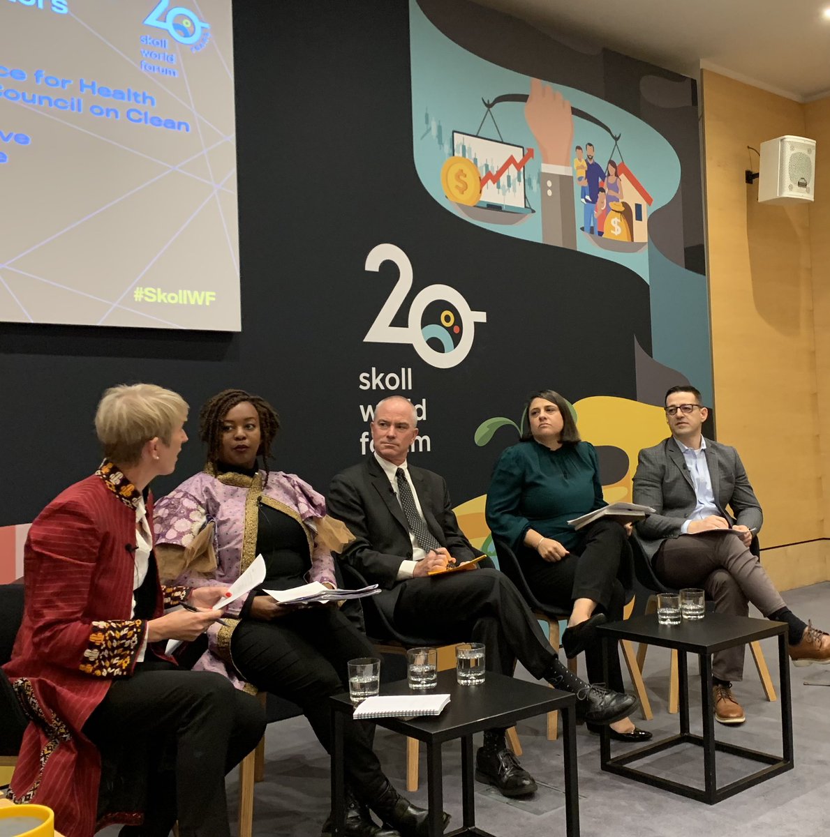 So inspired to be learning from Changemakers at #SkollWF.  Loving the conversations about systems change and this session on “systems orchestrators” - those who connect and activate diverse stakeholders. “Change is bigger than any one of us. It requires partnerships.”