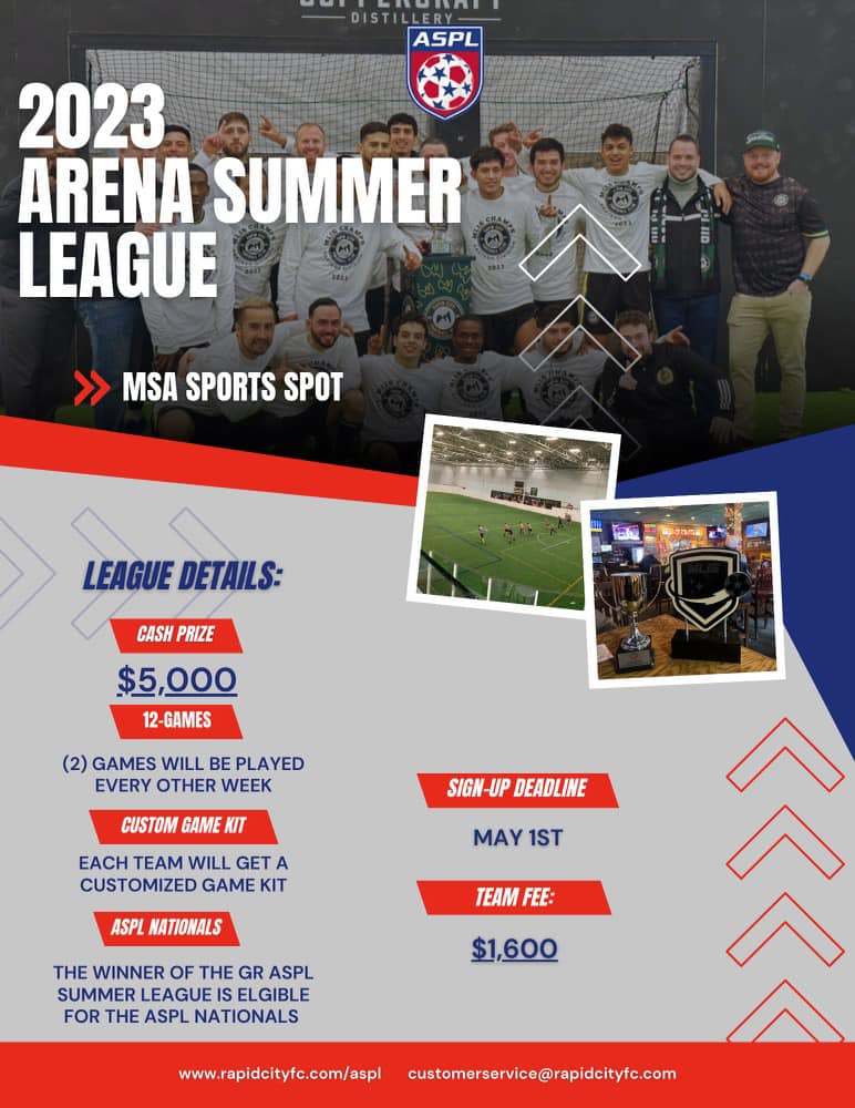 ASPLSoccer's tweet photo. Our Michigan partners @RapidCityFC have put up a $5,000 prize for their local champ! If you're in MI, do you have the squad that can take home the $5k prize? 

Another $5k awaits the national #ASPL champion! https://t.co/0lU0DGvzCQ