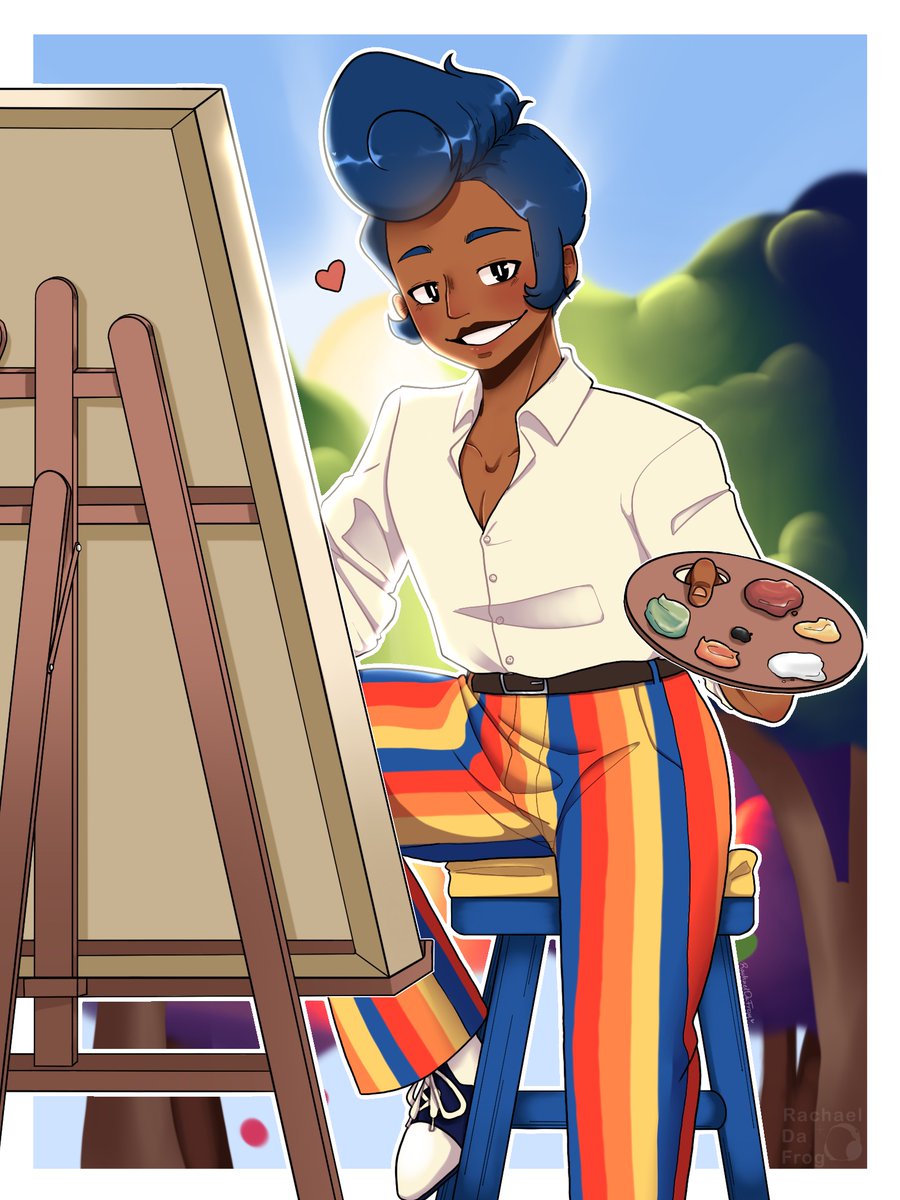 RachaelDaFrog's tweet photo. POV: you’re Wally’s new muse
#wallydarlingfanart #welcomehomearg #WallyDarling https://t.co/IXkDFC2QjB