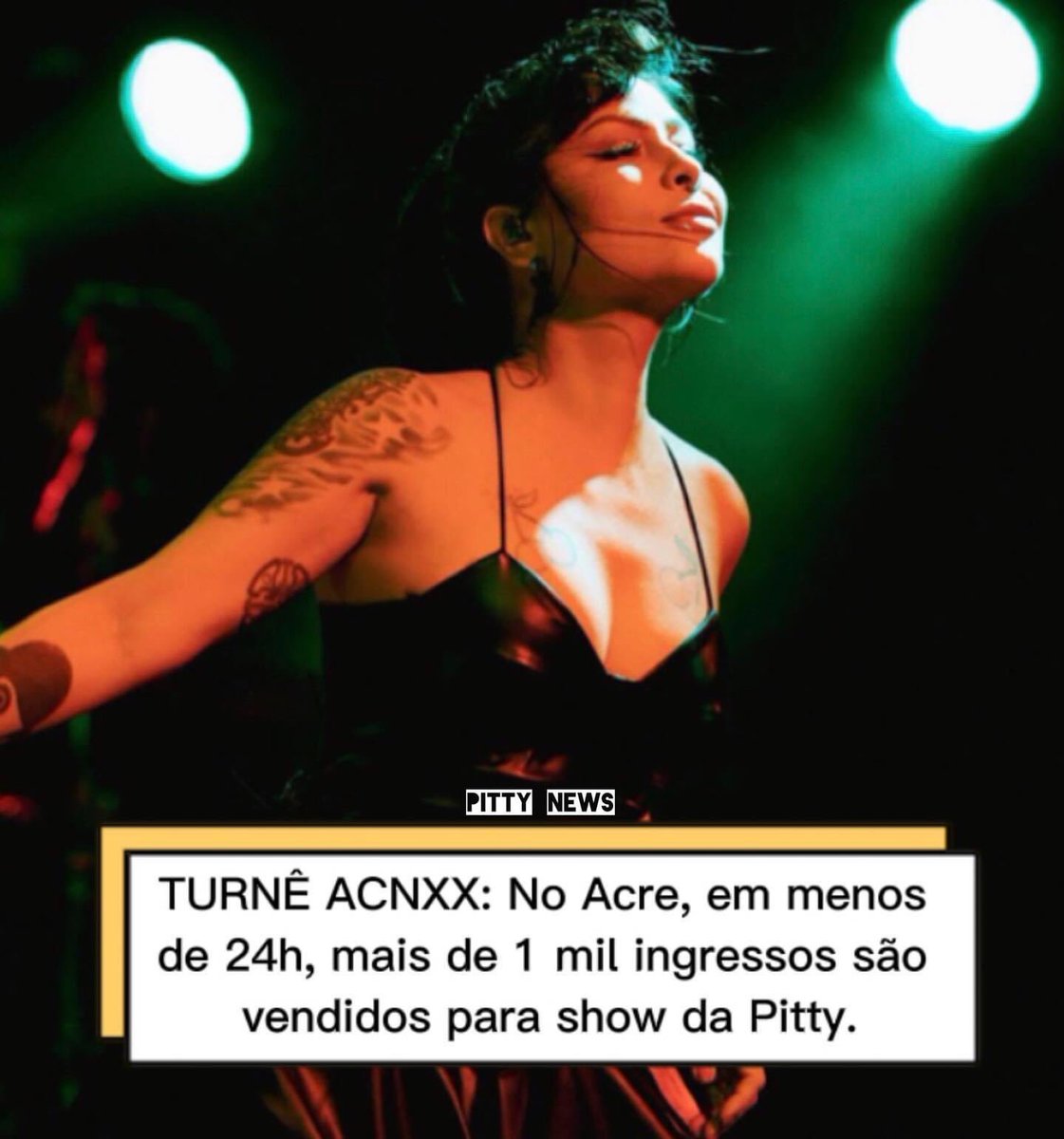 O retorno de #Pitty ao Acre já pode ser considerado um sucesso. Os acreanos esgotaram dois lotes de ingressos promocionais disponibilizados pela organização do show no Acre.

(texto: douglasricher)