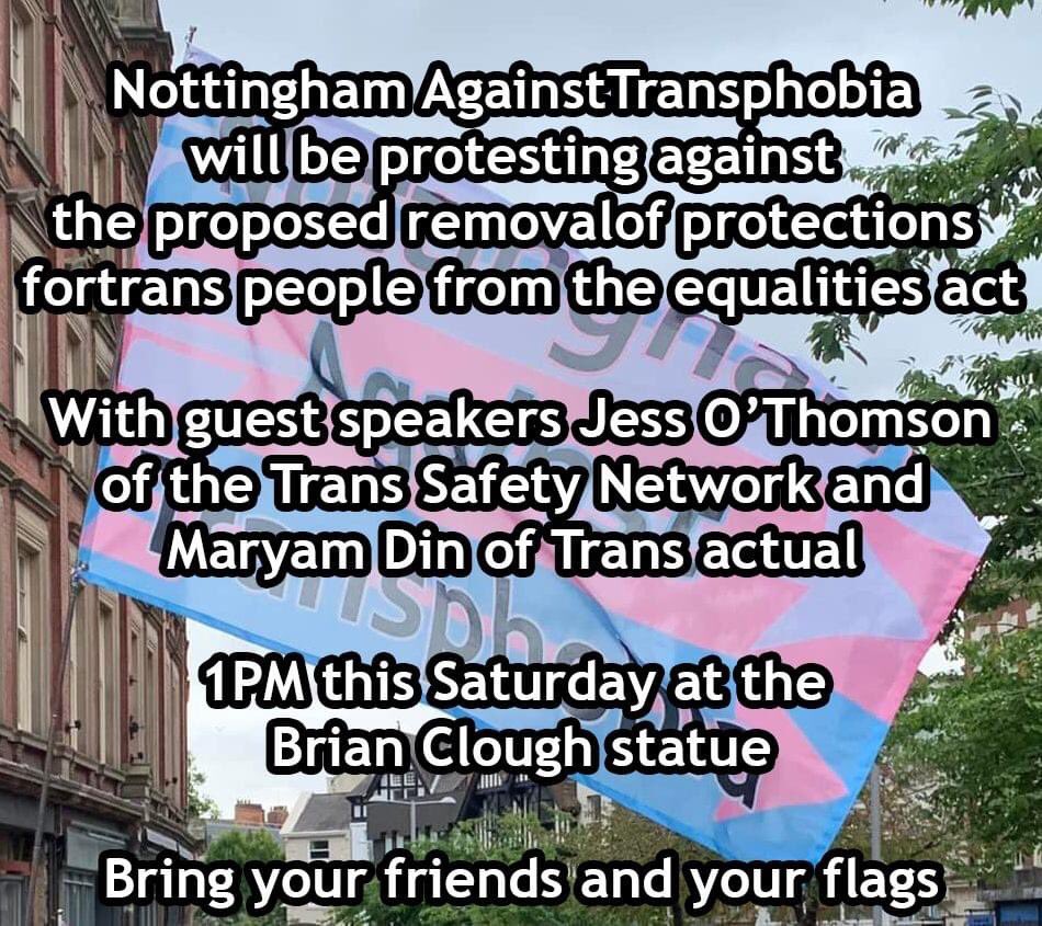 Nottingham Against Transphobia tweet media