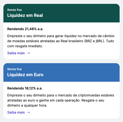 usePicnicBR's tweet photo. Imagine acessar estes investimentos em DeFi com:

- Rampa com pix sem custo (1 BRL = 1 BRZ) 
- Sem preocupação de carteira ou gas
- Investir com apenas um clique
- E, melhor, tudo em português

O que você acha? https://t.co/Slfa94i3fq