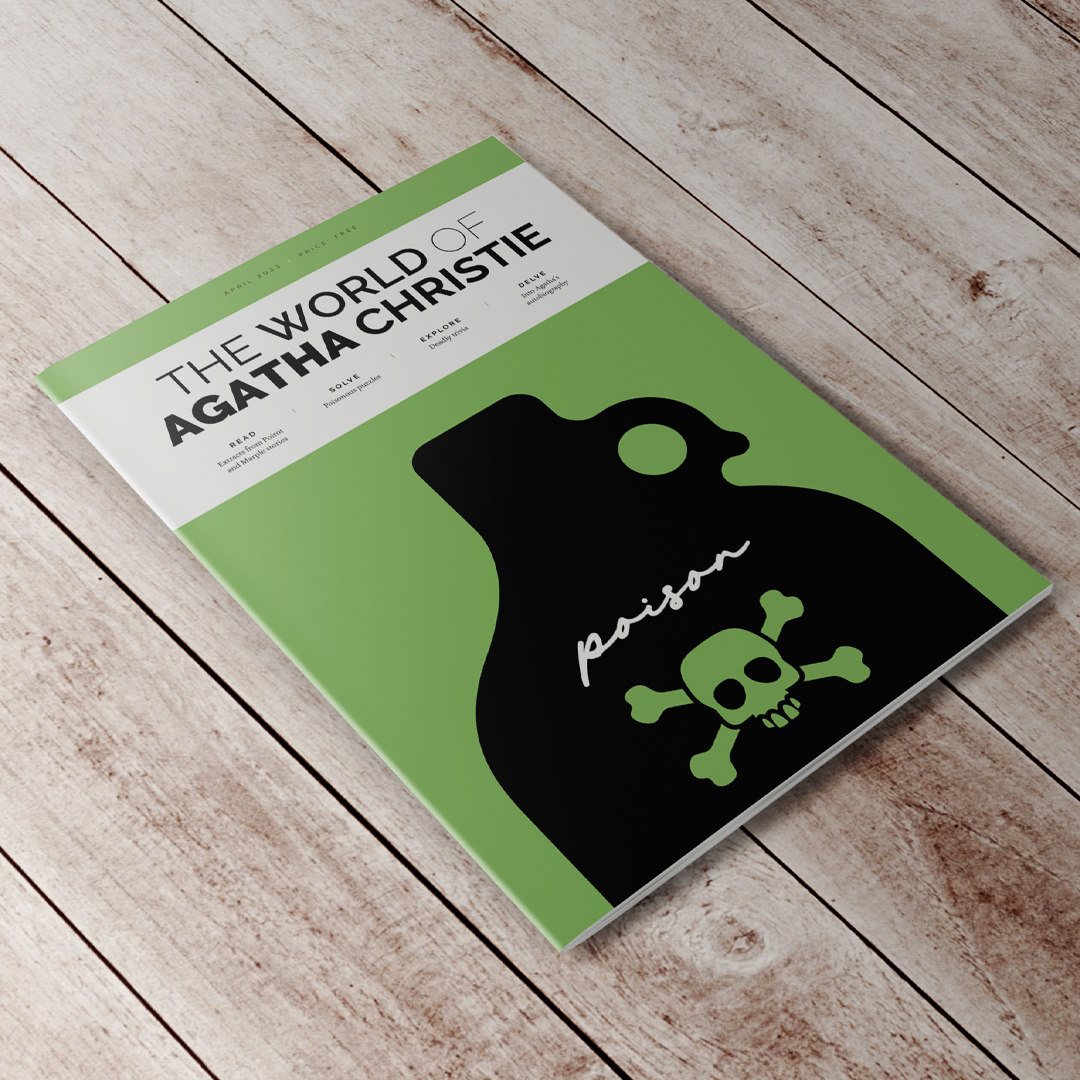 agathachristie's tweet photo. The World of Agatha Christie magazine features puzzles, trivia, reading lists and extracts, all exploring Christie's most prevalent murder method, poison ☠️. Subscribe to our newsletter to receive your copy: https://t.co/csRfFQlQdc  #AgathaChristie https://t.co/OdFB4cEArz