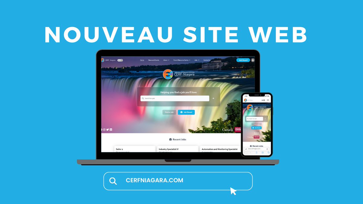 CERFNiagara's tweet photo. Comme nous l'avons mentionné la semaine dernière, nous avons lancé notre nouveau site web! N'hésitez pas à suivre le lien pour en savoir plus et si vous avez des questions, n'hésitez pas à nous rendre visite au bureau ou à nous appeler(905-714-1480)! https://t.co/rqoBBqcRop