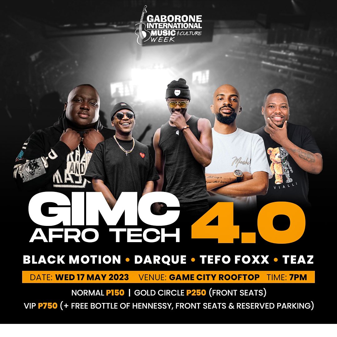 Afro Tech 4.0 back in time before summer ends .Tickets on sale at Webtickets, Super Spar