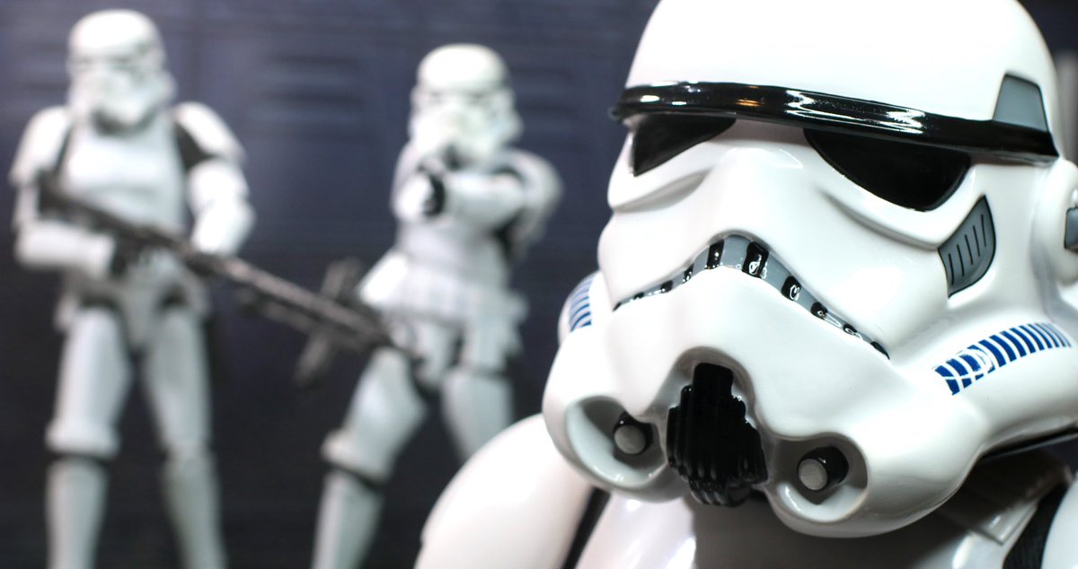 The Princess has escaped, locate the Rebels!
It's a #diamondselecttoys Stormtrooper squad. Select Stormtrooper action figures combined with the Legends in 3D Stormtrooper bust.

#starwars #stormtroopers #starwarstoys #starwarstimeshow #diamondselect #dstpics