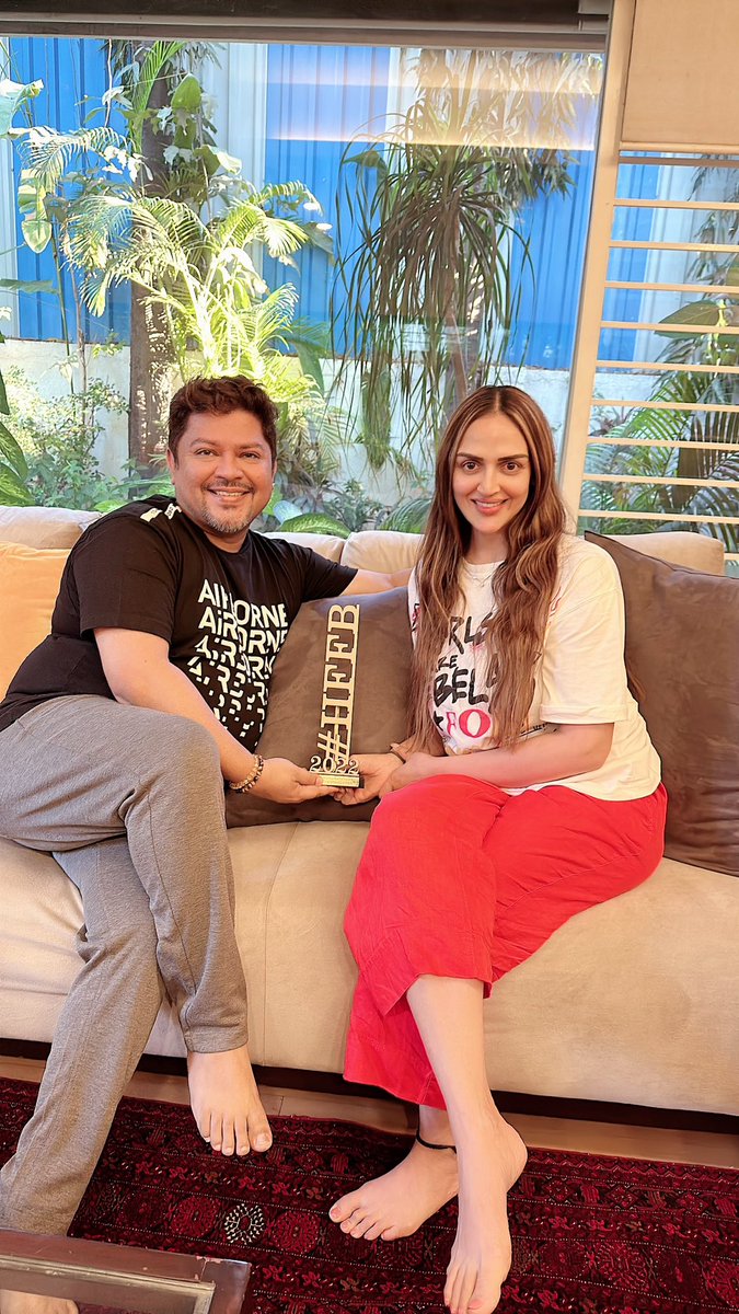 Esha_Deol's tweet photo. My first film I produced Ek Duaa has won the best film with a social cause at the Indian international film festival of Boston. #iiffb @Ramkamal much gratitude ♥️🙏🏼 https://t.co/AOnWRS2R8p