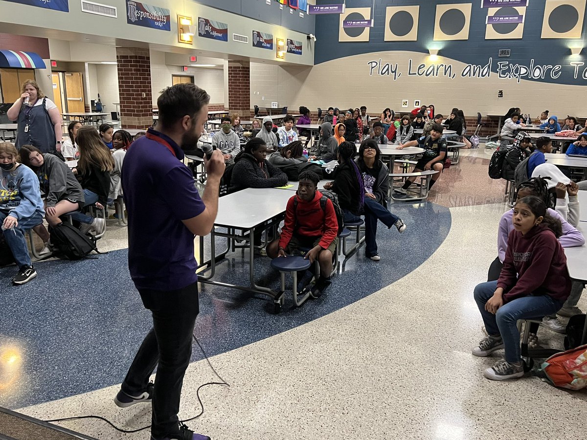 Mr. Wilson and I spent some time at @BPEKnights speaking about the upcoming transition to 7th grade. Mr. Ellis was also able to talk about our summer school experience for incoming and current 7th graders this summer at LHC! #wearewayne @LHCWilson @Damon6961 @cody_ellis224