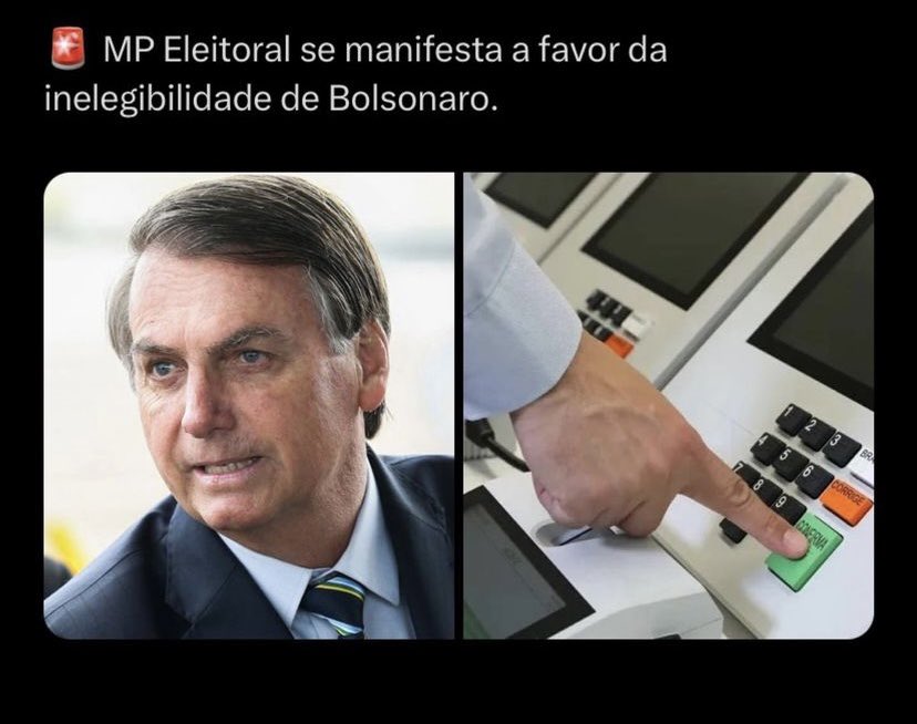 kellypstorres's tweet photo. .. porque tanto desespero em deixar o homem que “ perdeu “ a última eleição .. inelegível? 
.. façam o que quiser .. já estou na campanha .. por ele .. ou quem ele apoiar 🇧🇷 https://t.co/kUViQKQgqx