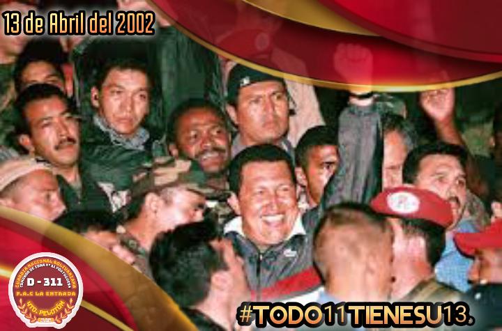 PACLAENTRADAGNB's tweet photo. #13ABR23 || DÍA DE LA DIGNIDAD NACIONAL. UN 13 DE ABRIL DE 2002, EL PUEBLO VENEZOLANO TOMÓ LAS RIENDAS DE LA REVOLUCIÓN BOLIVARIANA, PARA EXIGIR EL REGRESO DE NUESTRO COMANDANTE SUPREMO Y ETERNO HUGO CHÁVEZ. #MIPPCI #RebeliónCívicoMilitar #PuebloYFANBUnidadyLealtad. https://t.co/48pbPdaZ6y