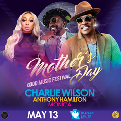 Listen for your chance to win tickets to the Mothers Day concert at the Prudential Center on May 13, featuring @CharlieWilson, @MonicaDenise& @HamiltonAnthony. Tickets on sale now! Brought to you by SJ presents!