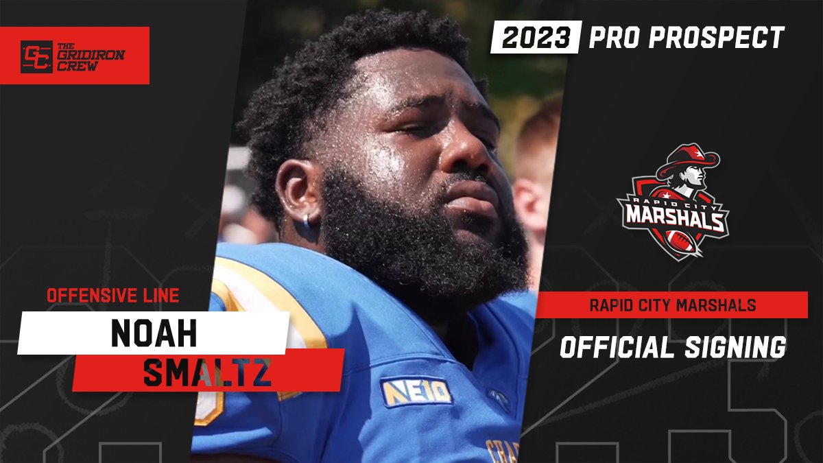 Gridiron_Crew's tweet photo. Congratulations to 2023 Pro Prospect, Noah Smaltz @NoahSmaltz718 of @UNewHavenFB, for signing a Professional Contract with the @MarshalsCIF of the CIF!
#GoCIF #IndoorFootball #2023ProProspect #ProFootball π
π See our Interview: https://t.co/hAkuP2HkrP https://t.co/PH1KcWVXmy