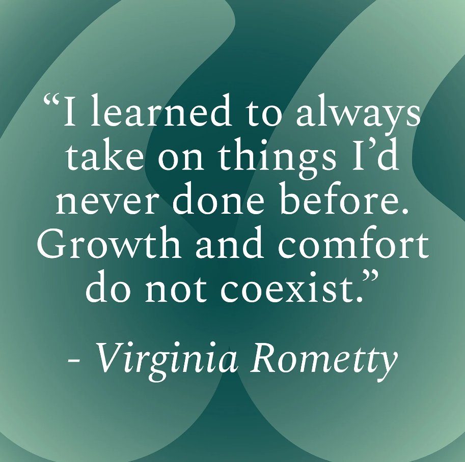 SallyportCF's tweet photo. #ThursdayMorning #Thought "I learned to always take on things I'd never done before. Growth and comfort do not co-exist."
#ThursdayThoughts #ThursdayMotication #Quotes #Entrepreneurship #Entrepreneur #Business https://t.co/FaVAuRhDh0