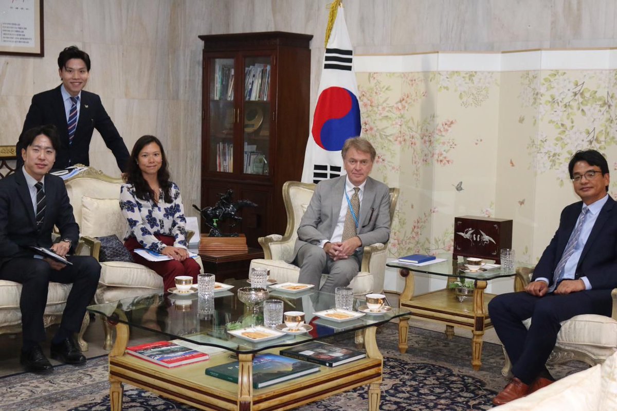 Chris Kaye (@chris_kaye001) on Twitter photo Delighted to exchange with Amb <a href="/SangpyoSuh/">Suh Sangpyo</a> and to thank the Govt and people of Korea for their generous support to <a href="/WFPPakistan/">WFP Pakistan</a> response to flood affected people. <a href="/koreaembassyPK/">Embassy of the Republic of Korea in Pakistan</a> Delighted to exchange with Amb <a href="/SangpyoSuh/">Suh Sangpyo</a> and to thank the Govt and people of Korea for their generous support to <a href="/WFPPakistan/">WFP Pakistan</a> response to flood affected people. <a href="/koreaembassyPK/">Embassy of the Republic of Korea in Pakistan</a>