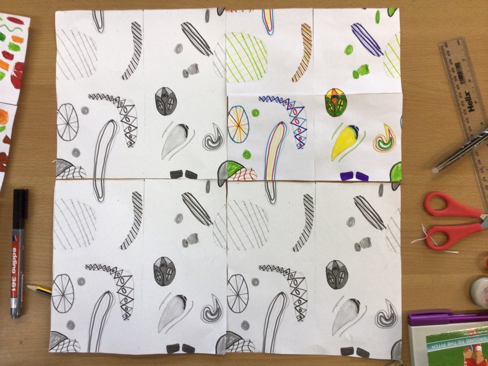StrettonStMatts's tweet photo. Y4 explored the work of William Morris to see how he turned his designs into wallpaper using block printing. We pieced together our own repeated patterns, based on our mood boards and then aligned this to our own product designs. #ssmart #ssm https://t.co/EgwSw5dW1m