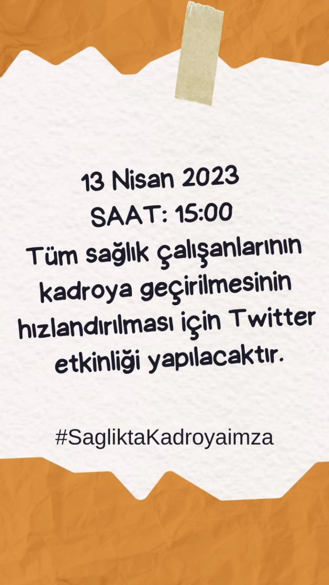 #SağlıktaKadroyaimza