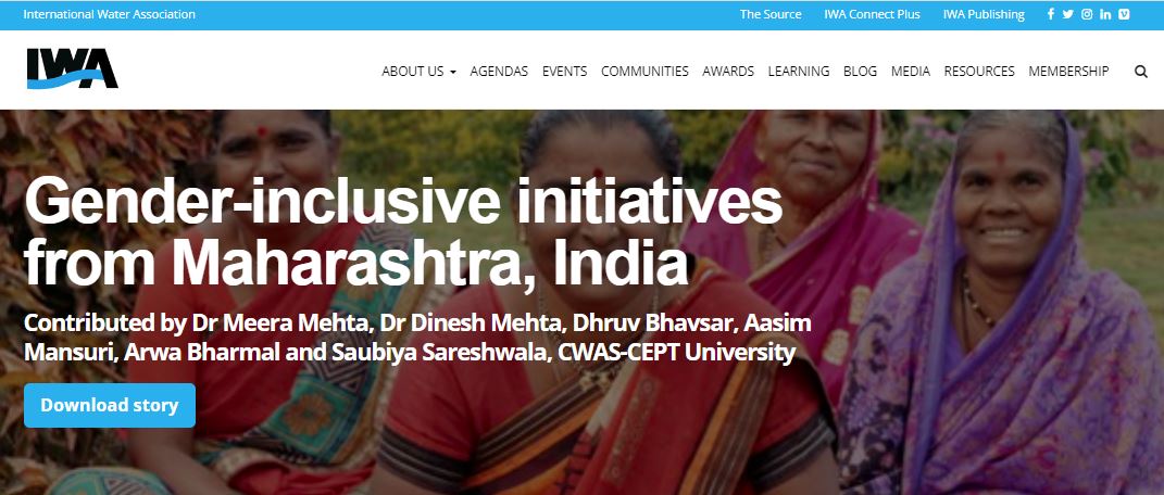Center for Water and Sanitation (@cept_cwas) on Twitter photo Our case story on "Gender-inclusive initiatives from Maharashtra, India" is now a part of <a href="/IWAHQ/">International Water Association</a> Inclusive Sanitation stories series
read more: iwa-network.org/iusstory-mahar…
<a href="/mehta_pani/">Meera Mehta</a> <a href="/DineshMehta100/">Dinesh Mehta</a> <a href="/AasimMansuri/">Aasim Mansuri</a> <a href="/sures_rohilla/">Suresh Kumar Rohilla</a> <a href="/BMGFIndia/">Gates Foundation India</a> <a href="/CeptResearch/">CEPT Research & Development Foundation</a> <a href="/SwachhMaha/">Swachh Maharashtra</a> <a href="/NFSSMalliance/">National Faecal Sludge and Septage Alliance</a> Our case story on "Gender-inclusive initiatives from Maharashtra, India" is now a part of <a href="/IWAHQ/">International Water Association</a> Inclusive Sanitation stories series
read more: iwa-network.org/iusstory-mahar…
<a href="/mehta_pani/">Meera Mehta</a> <a href="/DineshMehta100/">Dinesh Mehta</a> <a href="/AasimMansuri/">Aasim Mansuri</a> <a href="/sures_rohilla/">Suresh Kumar Rohilla</a> <a href="/BMGFIndia/">Gates Foundation India</a> <a href="/CeptResearch/">CEPT Research & Development Foundation</a> <a href="/SwachhMaha/">Swachh Maharashtra</a> <a href="/NFSSMalliance/">National Faecal Sludge and Septage Alliance</a>