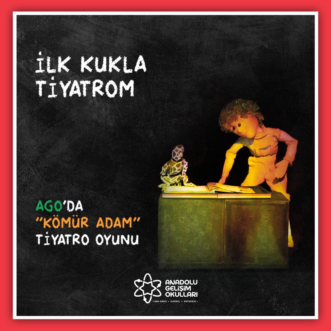 agocomtr's tweet photo. AGO'dan Dev Bir Sosyal Sorumluluk Projesi Daha
AGO'nun "İlk Kez Tiyatroya Gidiyorum" Projesi'nden sonra "İlk Kukla Tiyatrom" projesiyle devlet okulu öğrencileri ve depremzede çocukları ile Kömür Adam oyununda unutulmaz bir gün geçirdik.
#tiyatroiyileştirir #anadolugelişimokulları https://t.co/widO2DVZ25