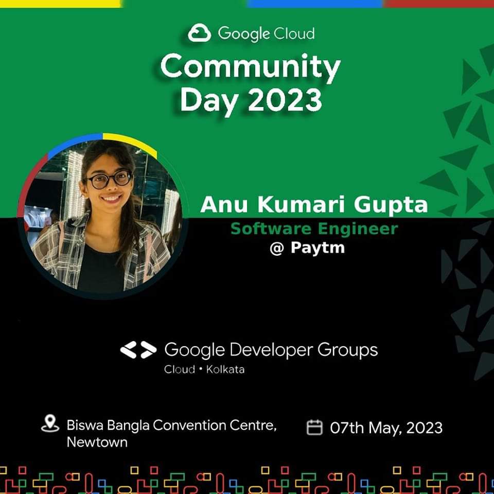 gdgcloudkol's tweet photo. Join us on 7th May to get to know more about @khusianu, a software engineer at @Paytm, who is breaking barriers!

She will empower us to inculcate the right attitude towards our goals in technology. 

Get your tickets now at :
https://t.co/Kr1xPfYo1f

#GCCDKol #GCCDKol23 https://t.co/EhuH5wGfxN