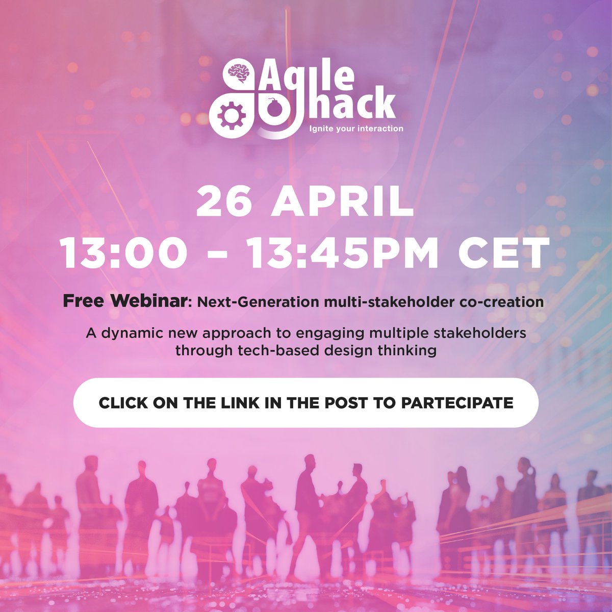 elmaresearch's tweet image. Just 2 weeks to go until our next webinar.
Join us on 26th April when Gregg Quy will outline Elma’s AgileHack approach to co-creation sessions. 
Register here to secure your spot: us06web.zoom.us/webinar/regist…
#leadingwithideas #Agilehack #insight #mrx #pharma #elmaresearch