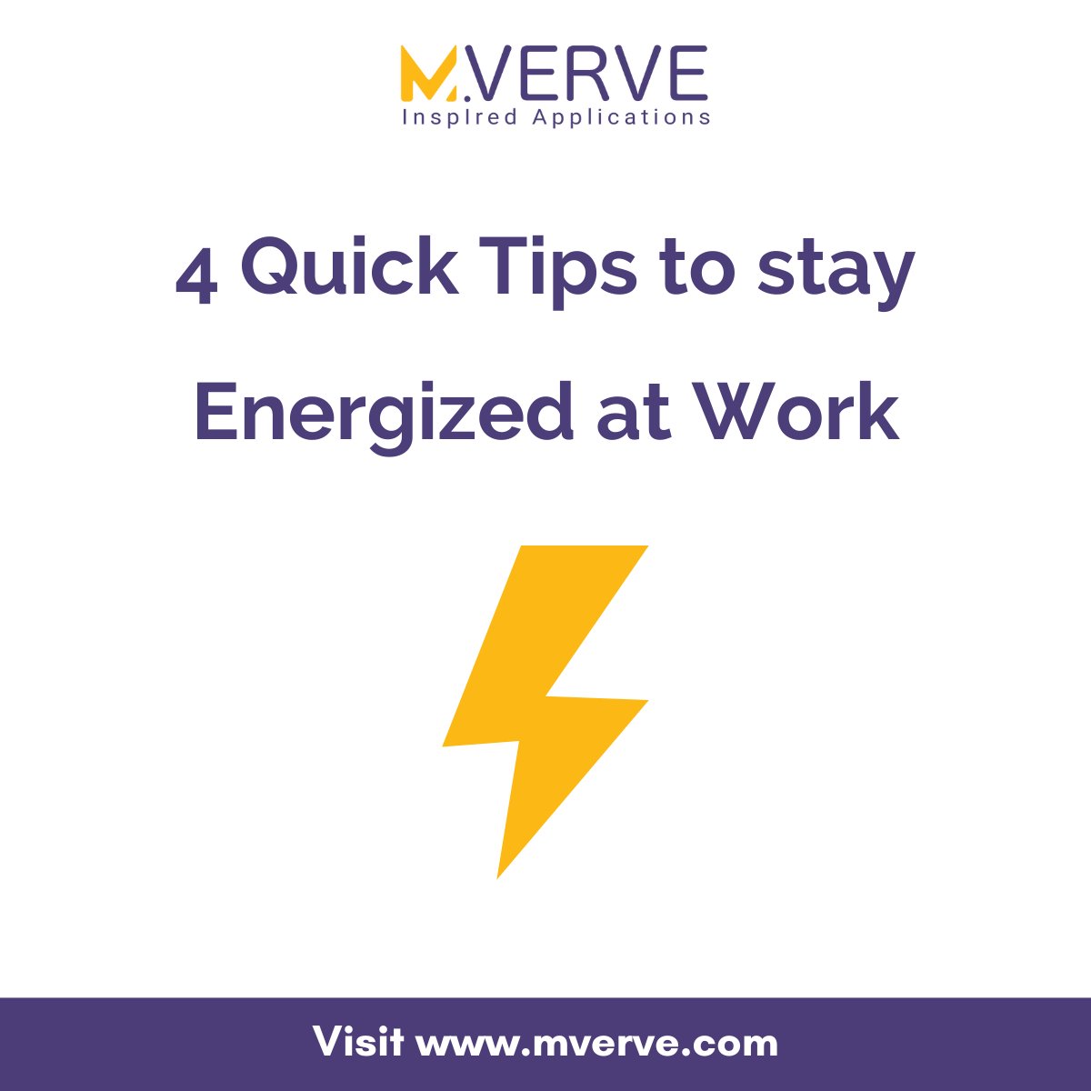 verve_m's tweet photo. It is common to have trouble focusing or feeling tired as you work. It is neither good for your performance or your well being or your interaction with your coworkers!

Take a look at these 4 quick tips to stay energized at work. 🙌

#work #wellbeing #productivity https://t.co/XsofH8GiNL