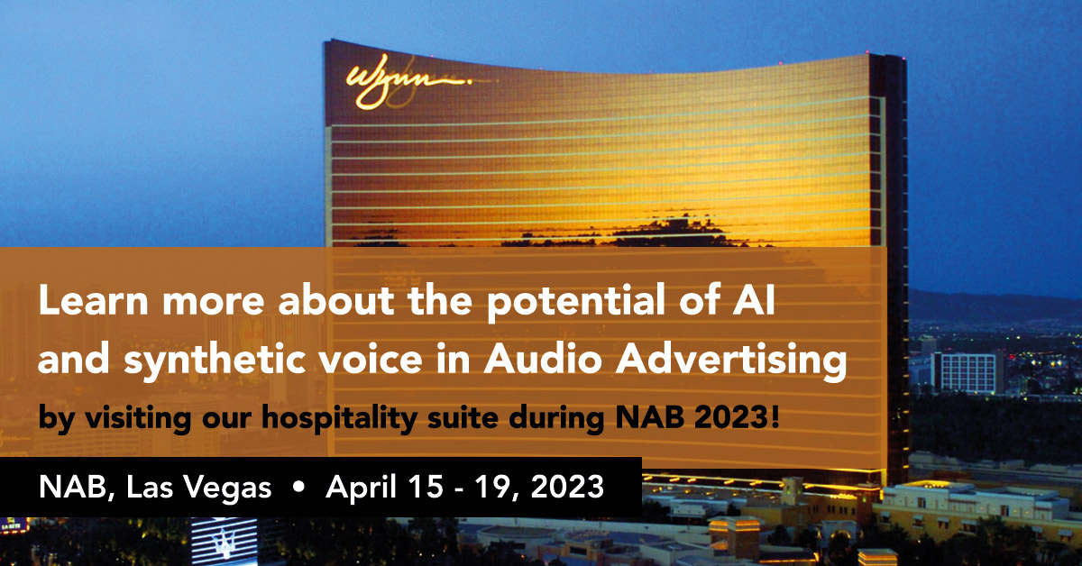 WedelSoft's tweet photo. Almost time for @NABShow 2023! Don't forget we're hosting a hospitality suite at The Wynn! Hear the latest on the MediaSales Suite, and learn how Adthos is revolutionising audio advertising.  Click below to secure your spot! #NAB2023  

https://t.co/uosVWTrLLY https://t.co/vxy6sQoEeu